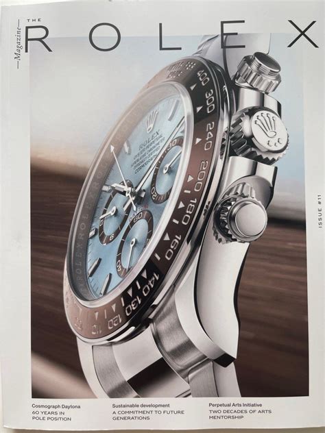 rolex magazine issue 11 cover.